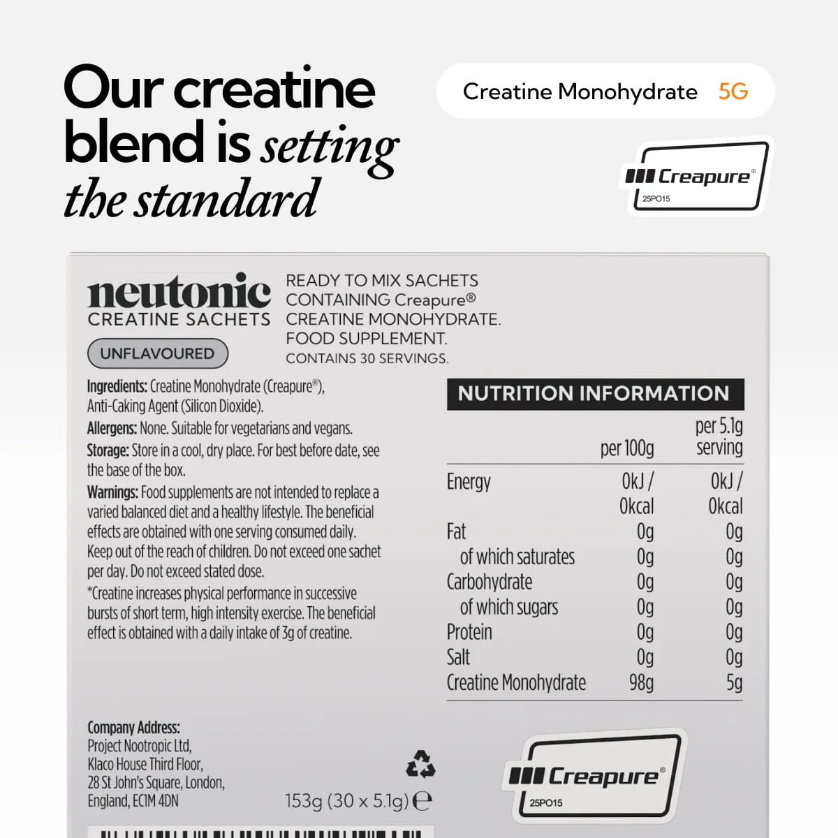 Creatine Sachets - 30 Count - Image 6